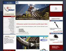 Tablet Screenshot of bike-sport-hoehn.de